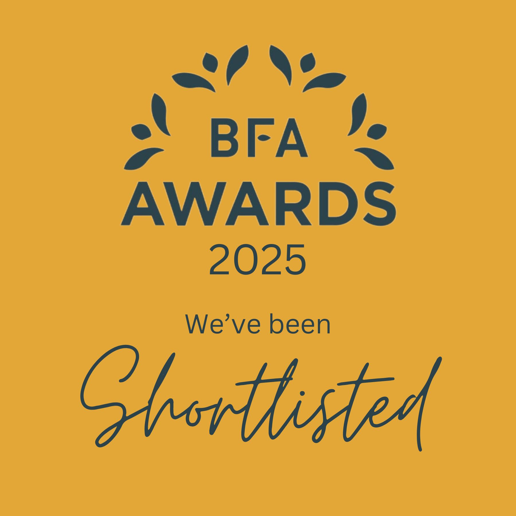 BFA Awards 2025 weve been shortlisted Westflor flower wholesale