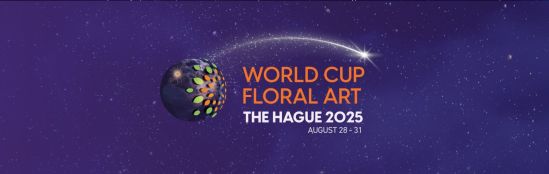 World cup floral art the hague 2025 logo