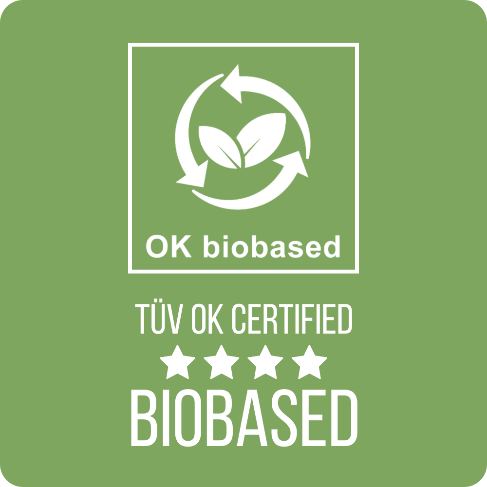 Tuv OK certified Biobased four star rating product logo - Wesflor flower wholesale