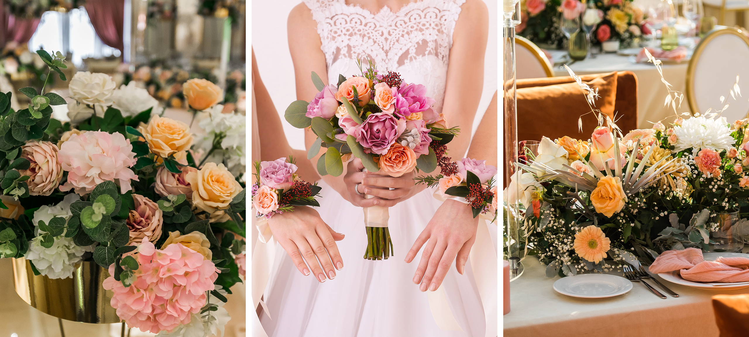 Autumn and winter wedding trend. Westflor flower wholesaler & rio roses. Sunset-Shades-Terracotta-Glow-2