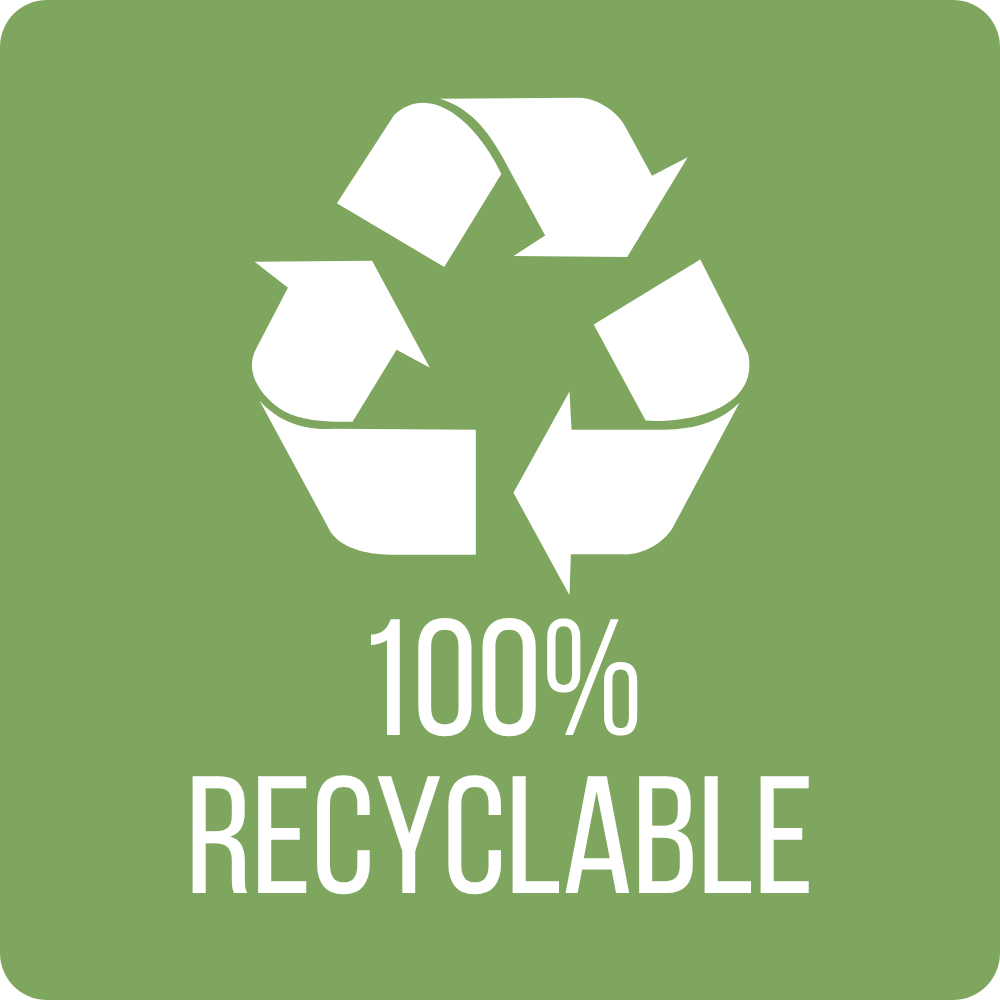 100% recycable product logo - Wesflor flower wholesale