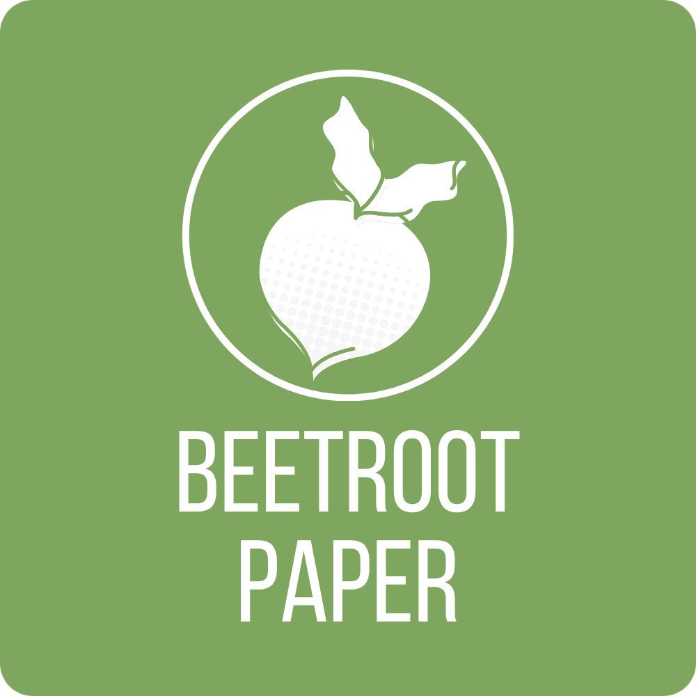 Beetroot paper product logo - Wesflor flower wholesale
