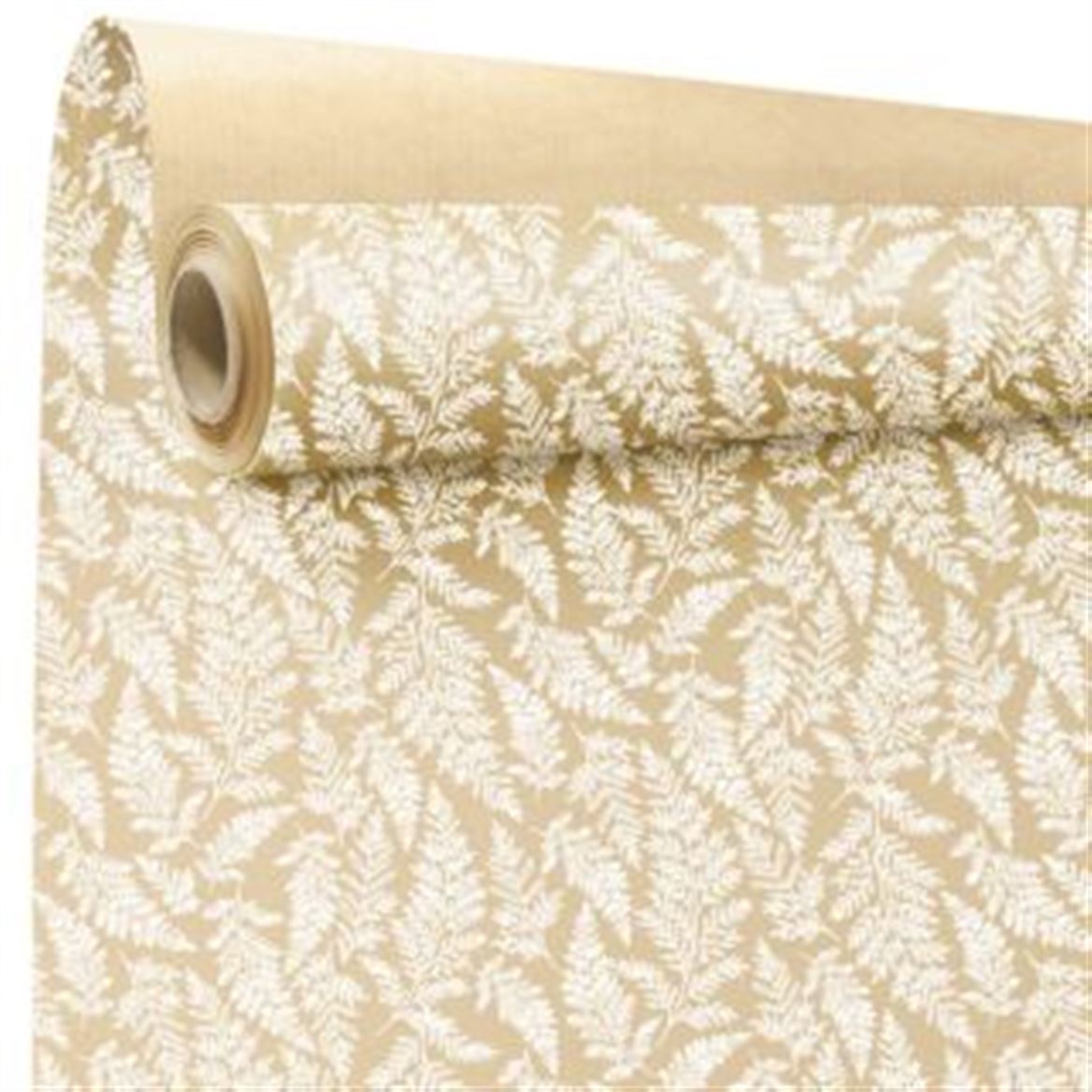 Kraft Roll Cyrielle Khaki White - Westflor florist supplies