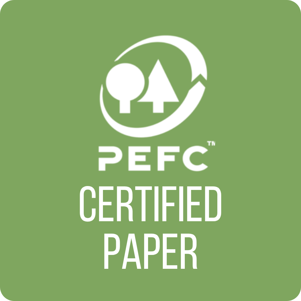 PEFC certified paper product logo - Wesflor flower wholesale
