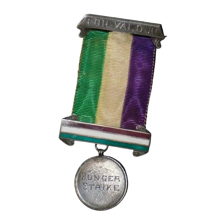 A Hunger Strike medal presented by the Women's Social and Political Union