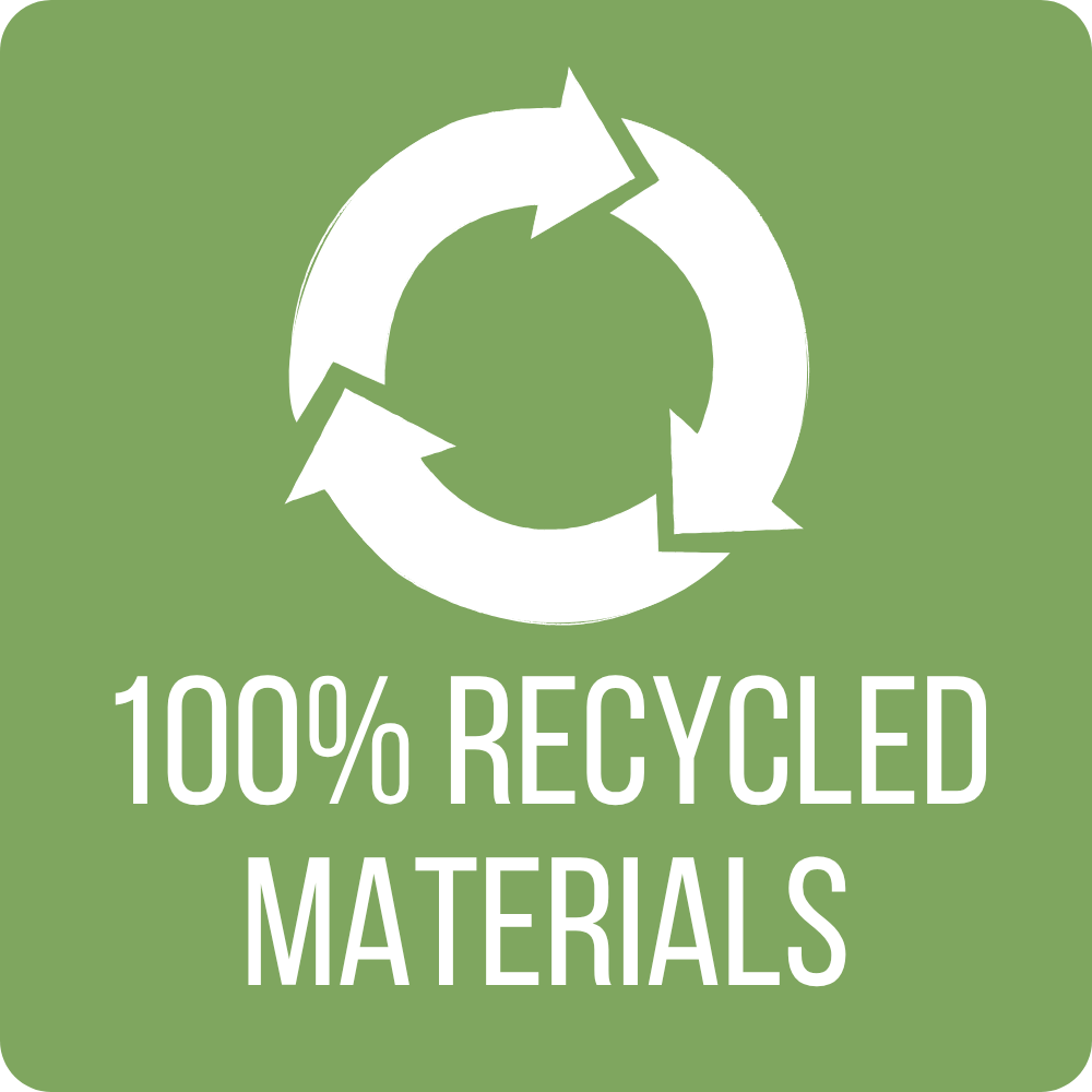 100% recyced material product logo - Wesflor flower wholesale