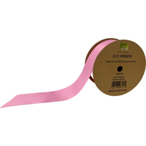 Cerise Eco Double Face Satin ribbon - Westflor Florist Sundries