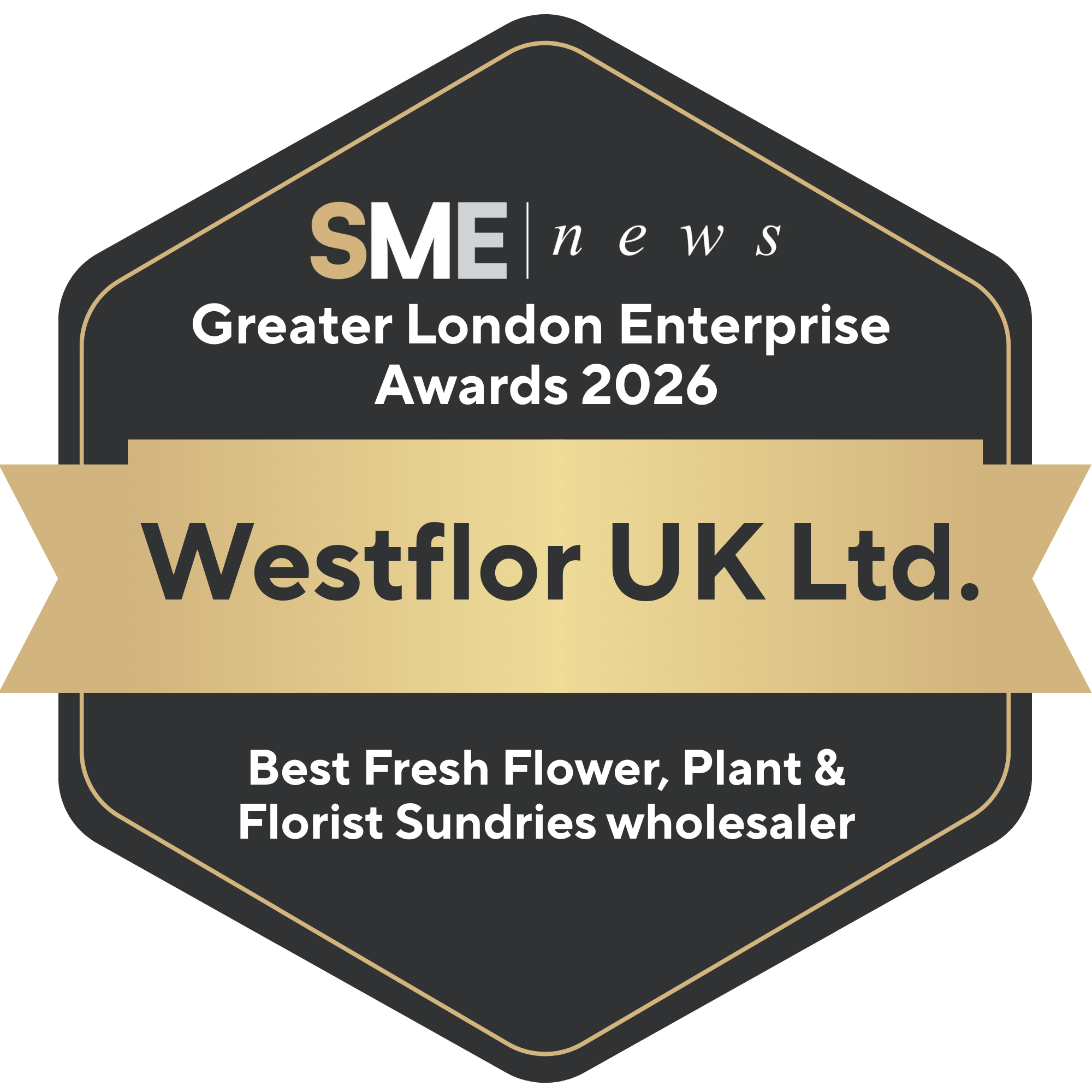 Greater London Enterprise Awards 2026 - Best Fresh Flower, Plant & Florist Sundries Suppliier