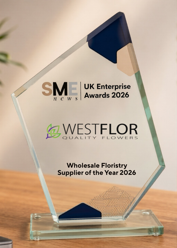 SME UK Enterprise Awards 26 Trophy Wholesale Floristry Supplier of the Year